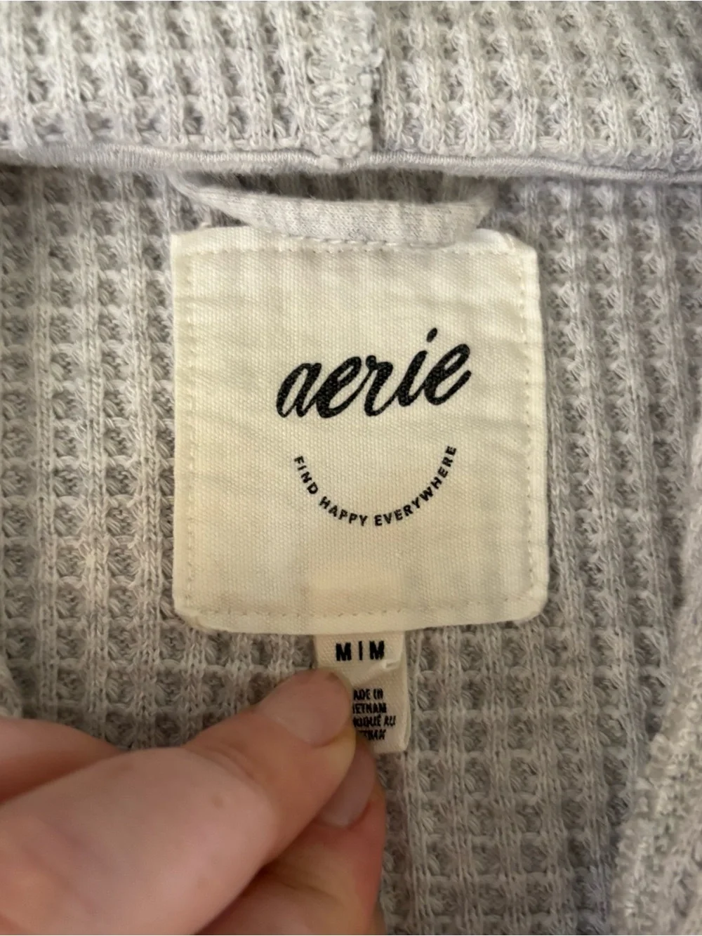 Aerie Waffle-Knit Hooded Robe Soft Comfortable Sleepwear!